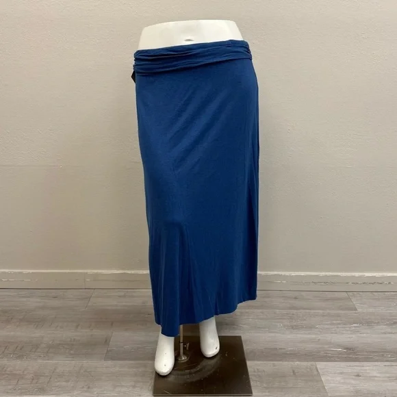 J. Crew Blue Maxi Skirt - Size XL - Picture 1 of 3